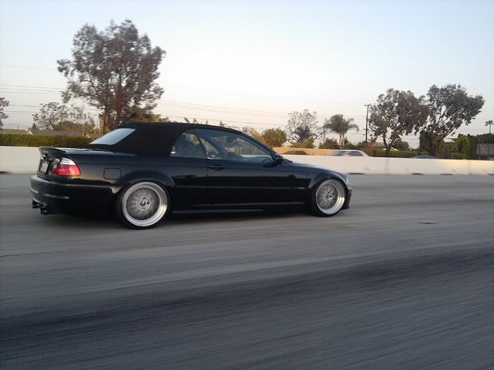 Today I saw a slammed e46 M3 vert on the 57 freeway around 7pm today