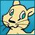 Cute yellow gerbil avatar.