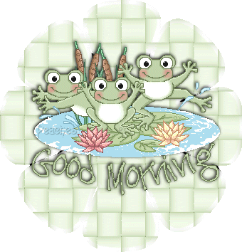 Good Morning Frogs Pictures, Images and Photos