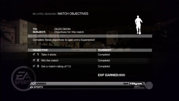 FIFA: Be A Pro