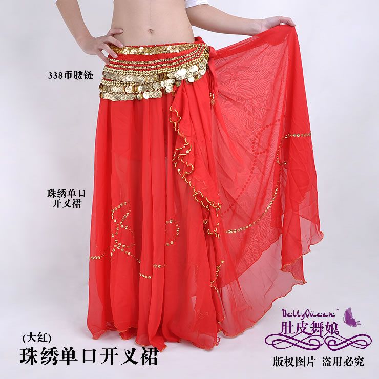 Dancewear Chiffon Belly Dance Skirt For Ladies 11 Colors [12221273216