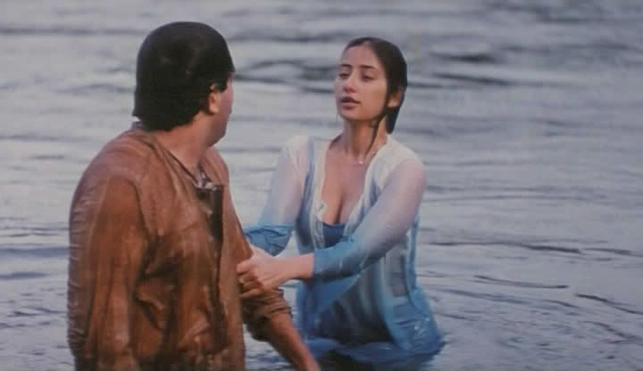 Manisha Koirala hot scenes - Pictures & Video from the Movie 'Bombay'...