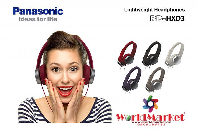 Tai nghe Panasonic RP-HXD3W giá rẻ nhất thế giới. Chính hãng 100%. Nghe là ghiền! - 1