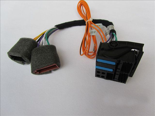 Car Wiring Harness Adapter with CAN and Female Plugs for VW RCD510  CD Player