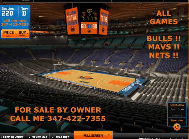 Knicks Seats
