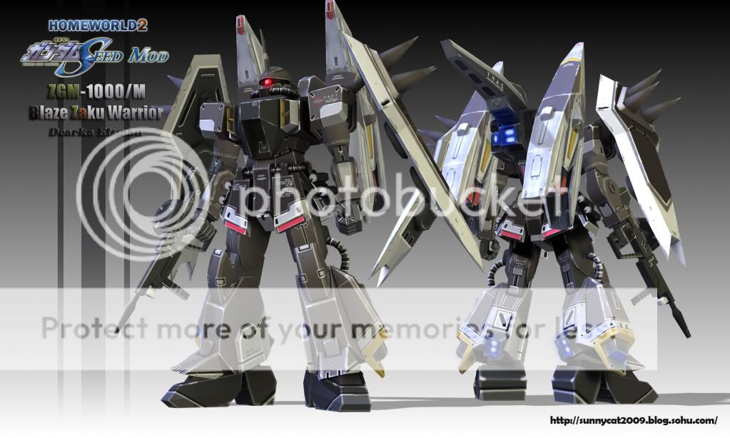 gundam seed zaku勇士系列大图(3d模型) - 种子与命运 - 机动战士联盟