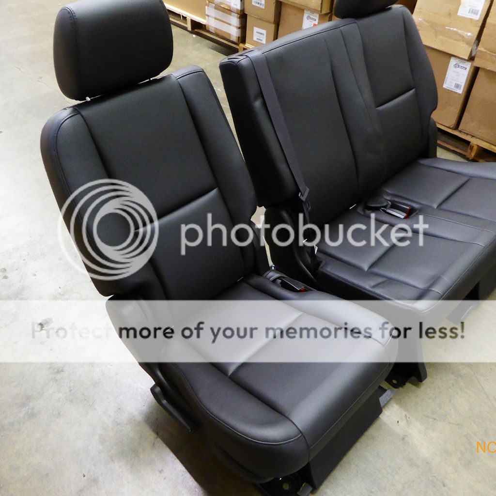 2007-2014 YUKON TAHOE ESCALADE 2ND SECOND ROW BLACK BENCH SEAT | eBay
