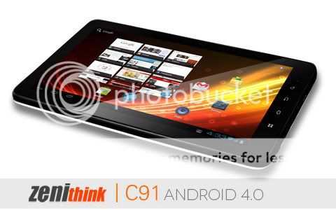   C91 8GB Cortex A9 Android 4.0 Capacitive 10 multi touch Skype  