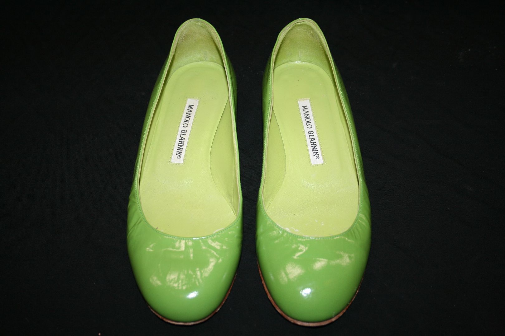 lime green flats