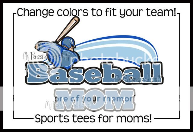 Personalized BASEBALL MOM Sports Fan t shirt Fan Gift Grandma DAD Team 